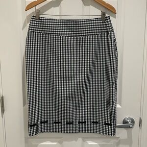 Gingham Checked Skirt